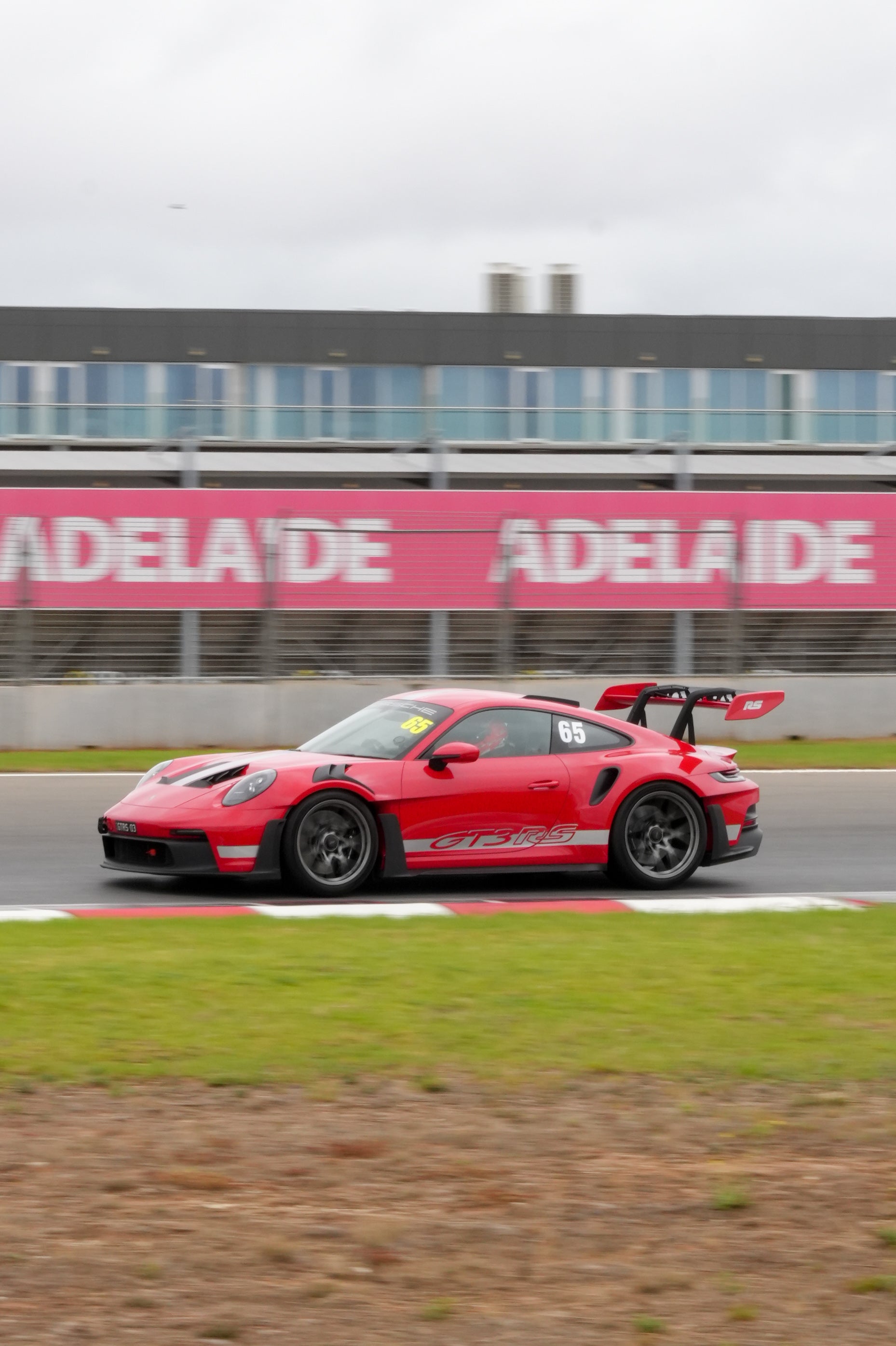 Red Porsche 992 911 GT3RS
